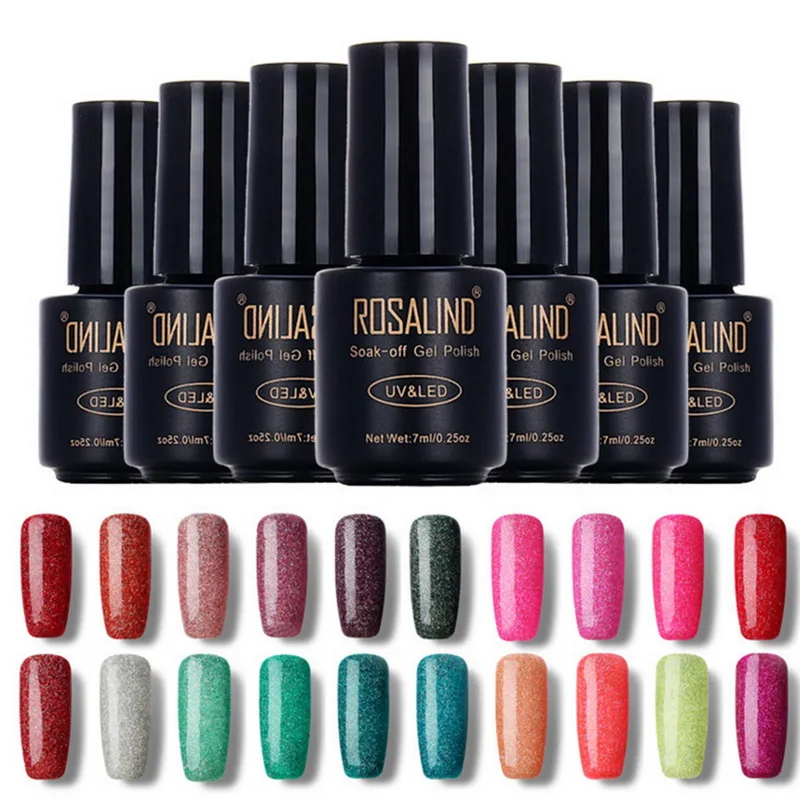 ROSALIND 7 мл натуральная смола Гель лак для ногтей Живопись гель фиолетовый цвет УФ