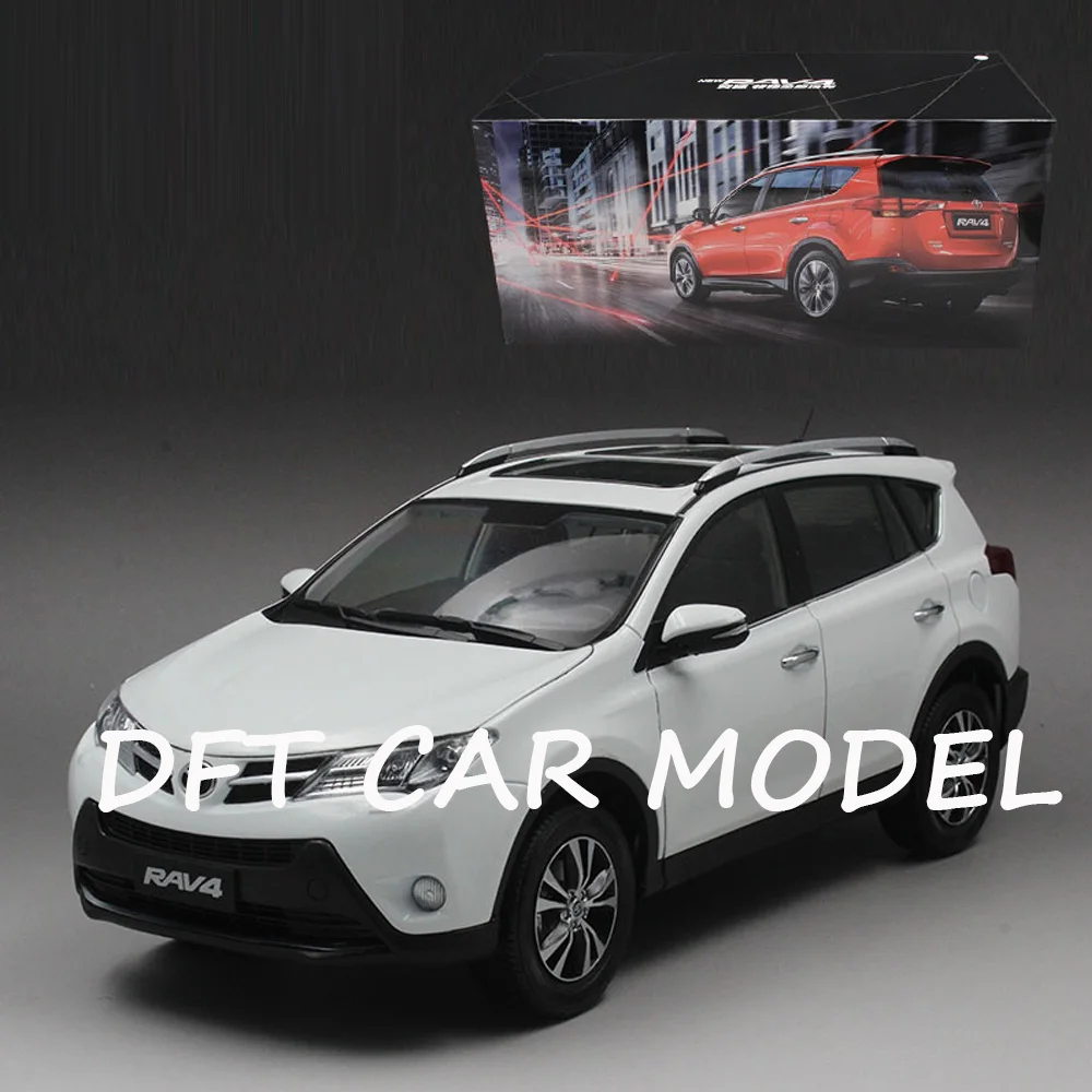 Литая 1:18 RAV4 игрушечный автомобиль из сплава, спортивный автомобиль, модель детских игрушечных машин, оригинальные авторизованные подлинные детские игрушки