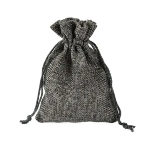 5x Small Bag Natural Linen Pouch Drawstring Burlap Jute Sack Jewelry Gift Bags Coin | Багаж и сумки