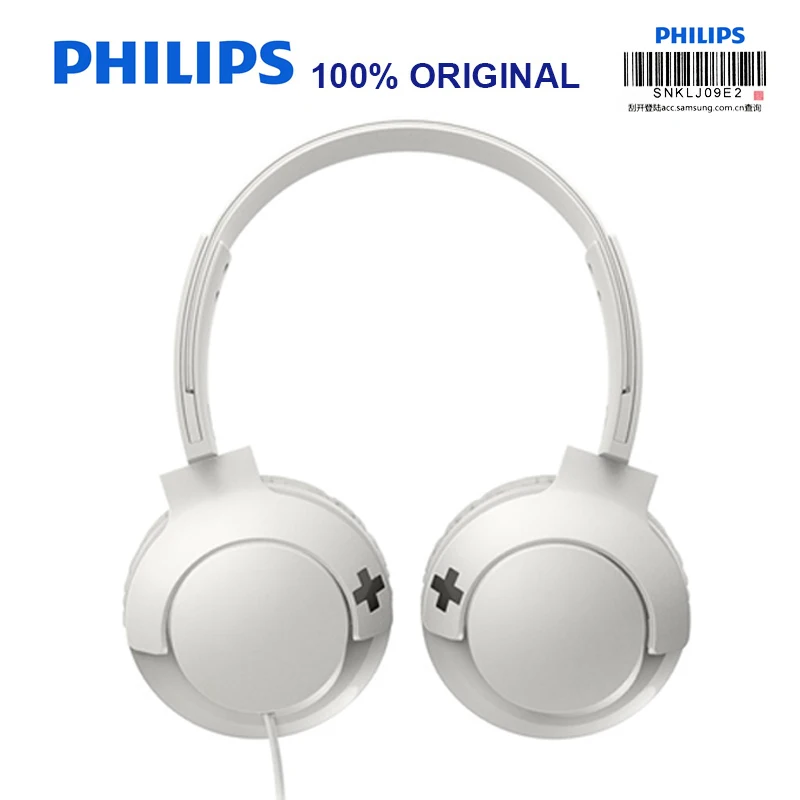 Philips SHL3075 гарнитура профессиональные басы Наушники с проводом управления шум ремень для Galaxy 8 официальный