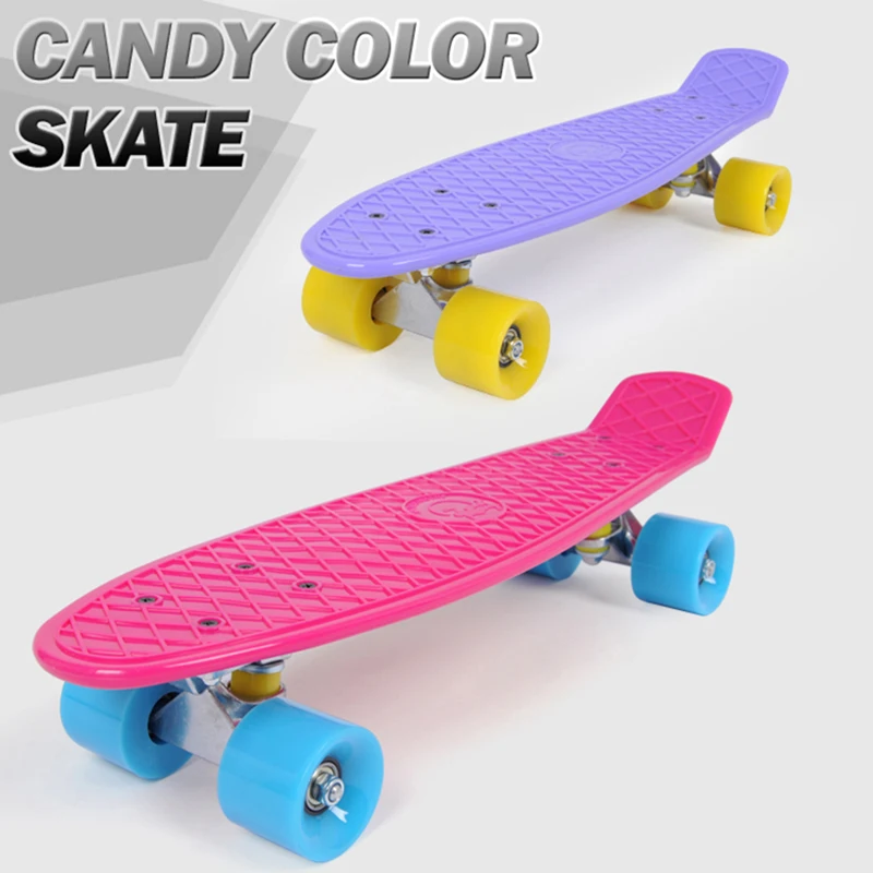 

Skateboard 22" Pastel Skate Board Peny Skateboard board Style Pastel Original colorful decks Retro Cruiser Complete skateboards