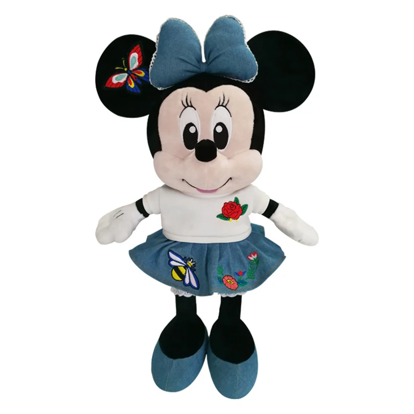 Новинка 2018 от Disney плюшевая кукла Микки Маус супермягкая белая хлопковая