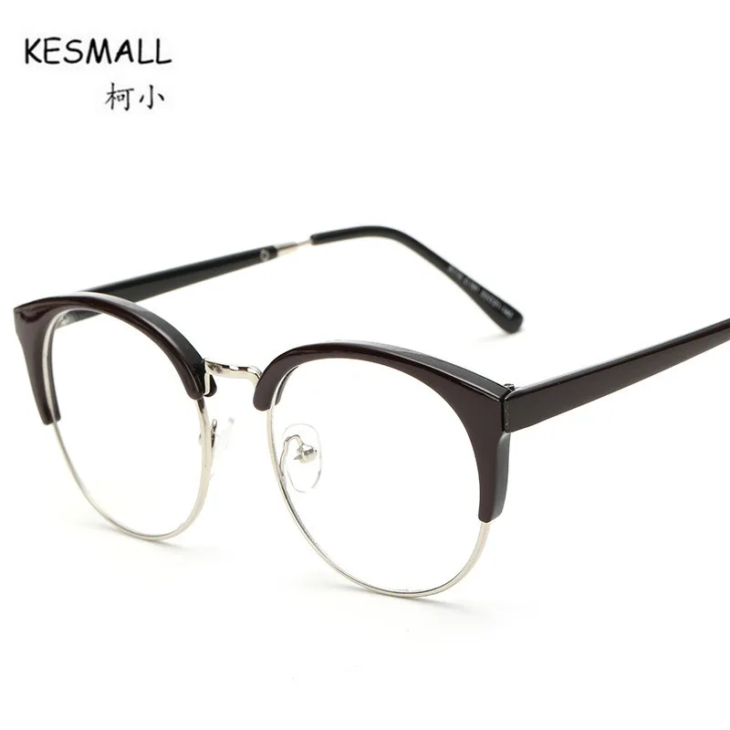 Смешные очки для зрения. Очки с половинной оправой. Половина очков. Половина очков. Momodesign 034 01 rimless metal black.