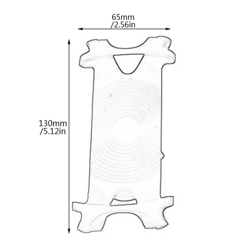 Mobile phone bracket bicycle rack shockproof silicone mountain bike rack cycling mobile phone navigation bracket holder