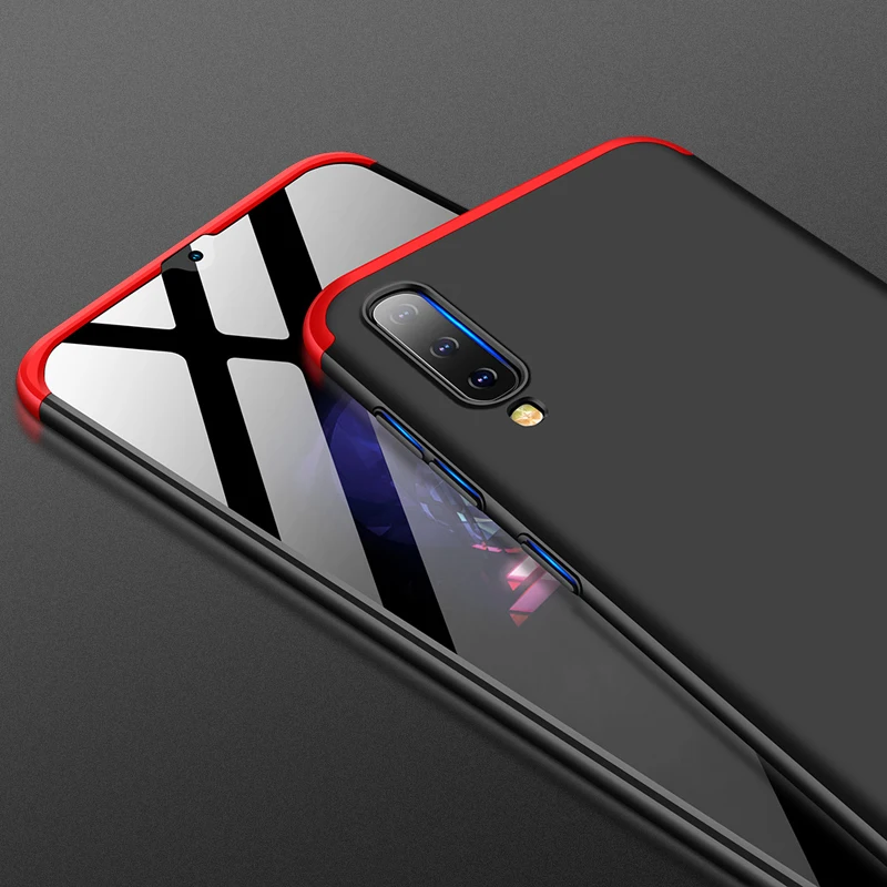 Задняя крышка 3 в 1 для Samsung A50 A505F-DS PC жесткий матовый чехол телефона Galaxy 2019