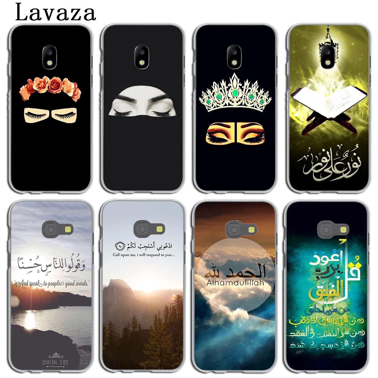 Lavaza мусульманские исламские глаза для девушек текст PhoneCase Samsung Galaxy J8 J7 Duo J6 J5 J4 Plus