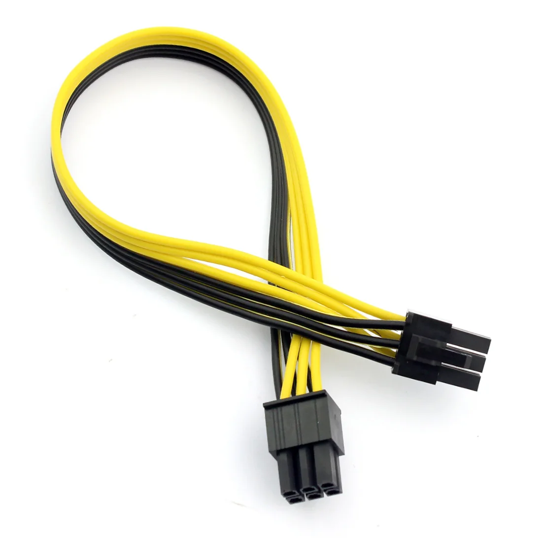 

PCI-E PCIE PCI Express 6P папа-6Pin папа видеокарта DIY Кабель питания удлиненный провод 18AWG 25 см ПК компьютер аксессуар