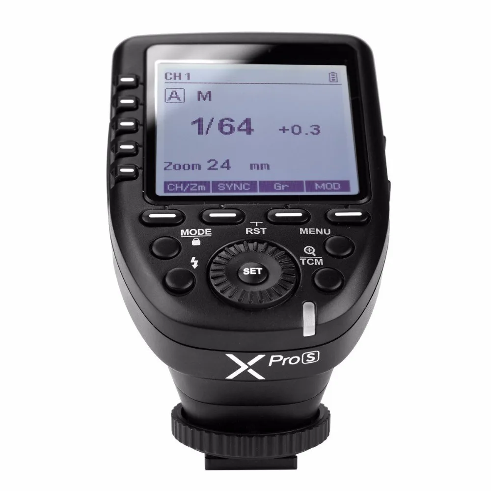 

GODOX XRPO-S 2.4G X TTL LCD Wireless Flash Trigger+3*XTR-16 receiver CD15