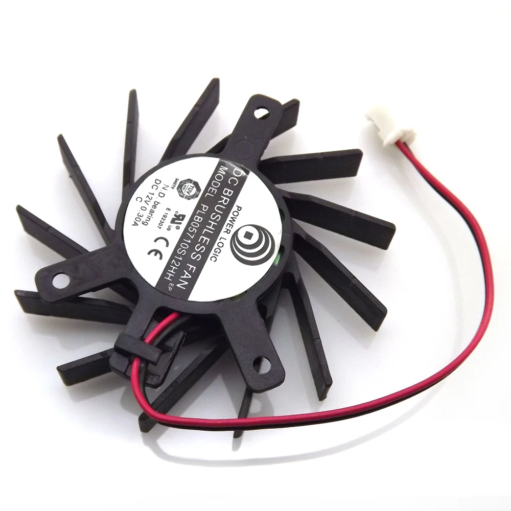 PLB05710S12HH 49mm 5010 Graphics Card Cooling Fan 27mm x 35mm 12V 0.30A 2Wire | Компьютеры и офис