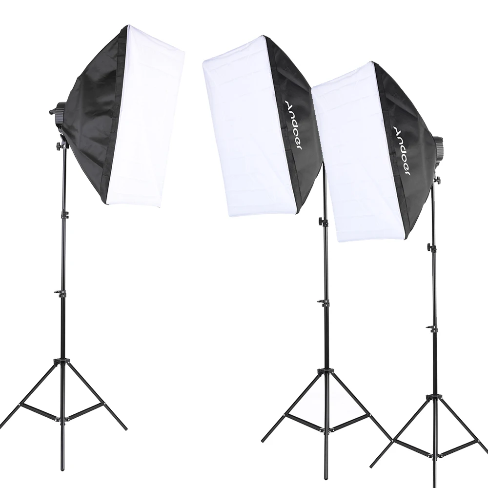 Andoer фотостудия портретный светильник Светильник ing Tent Kit фото оборудование (12*45 Вт