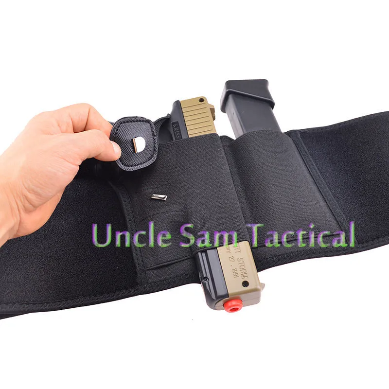 

Concealed Holster Band Waist Pistol Gun Holster For Gun Glock P238 Ruger LCP and Similar Sized Guns Fit for Left or Right Hand