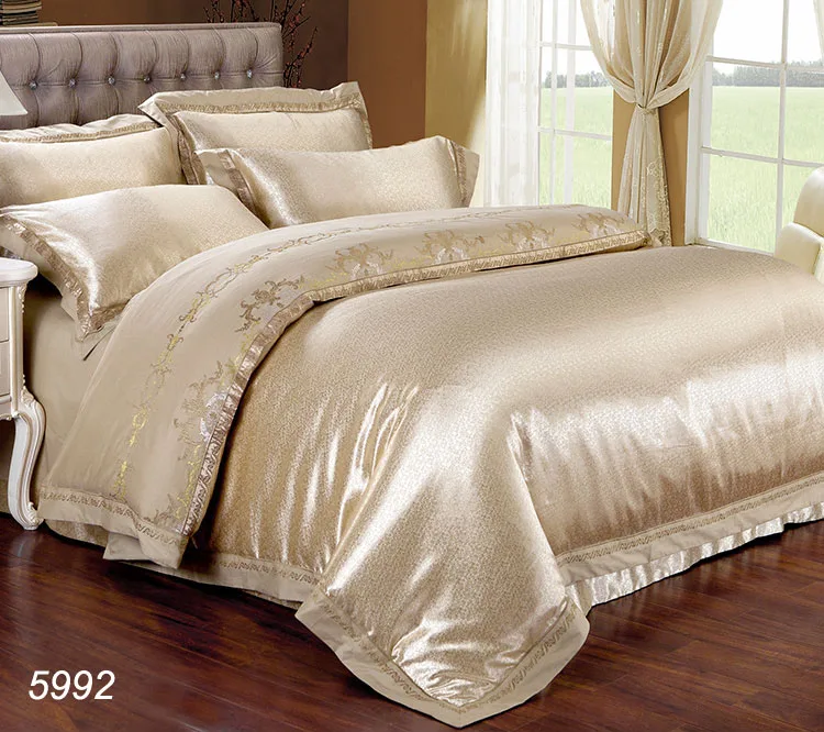 Gray blue flowers 4pcs king size silk bedding linen set satin duvet cover tencel queen comforter hot 5995 | Дом и сад