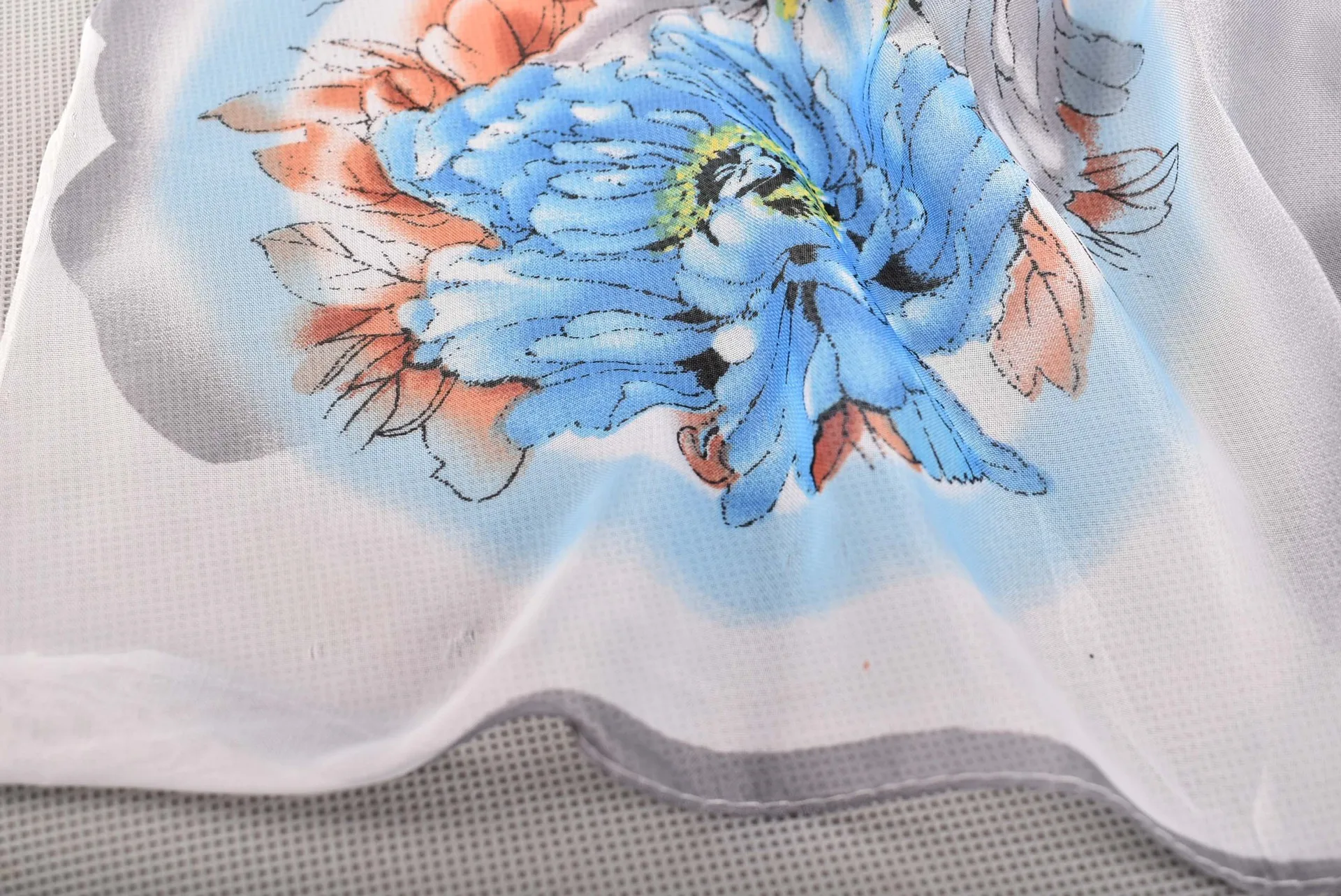 Новое модное розовое кольцо женский шарф дизайн с цветочной стороной