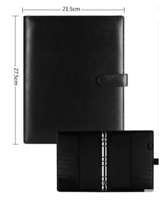 B5 With Hasp Натуральная кожа логотип на заказ A5 A6 Блокнот из воловьей кожи для путешественников вкладыш офис мини A7 Блокноты Дневник связующее кольцо - Цвет: B5 With Hasp