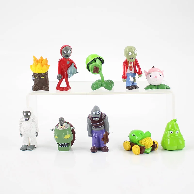 Style 13 14 styles Plants vs Zombies PVZ Toy Plants Zombies PVC Action Figures Toy Doll Set for Collection Party Decoration - Цвет: Style 13