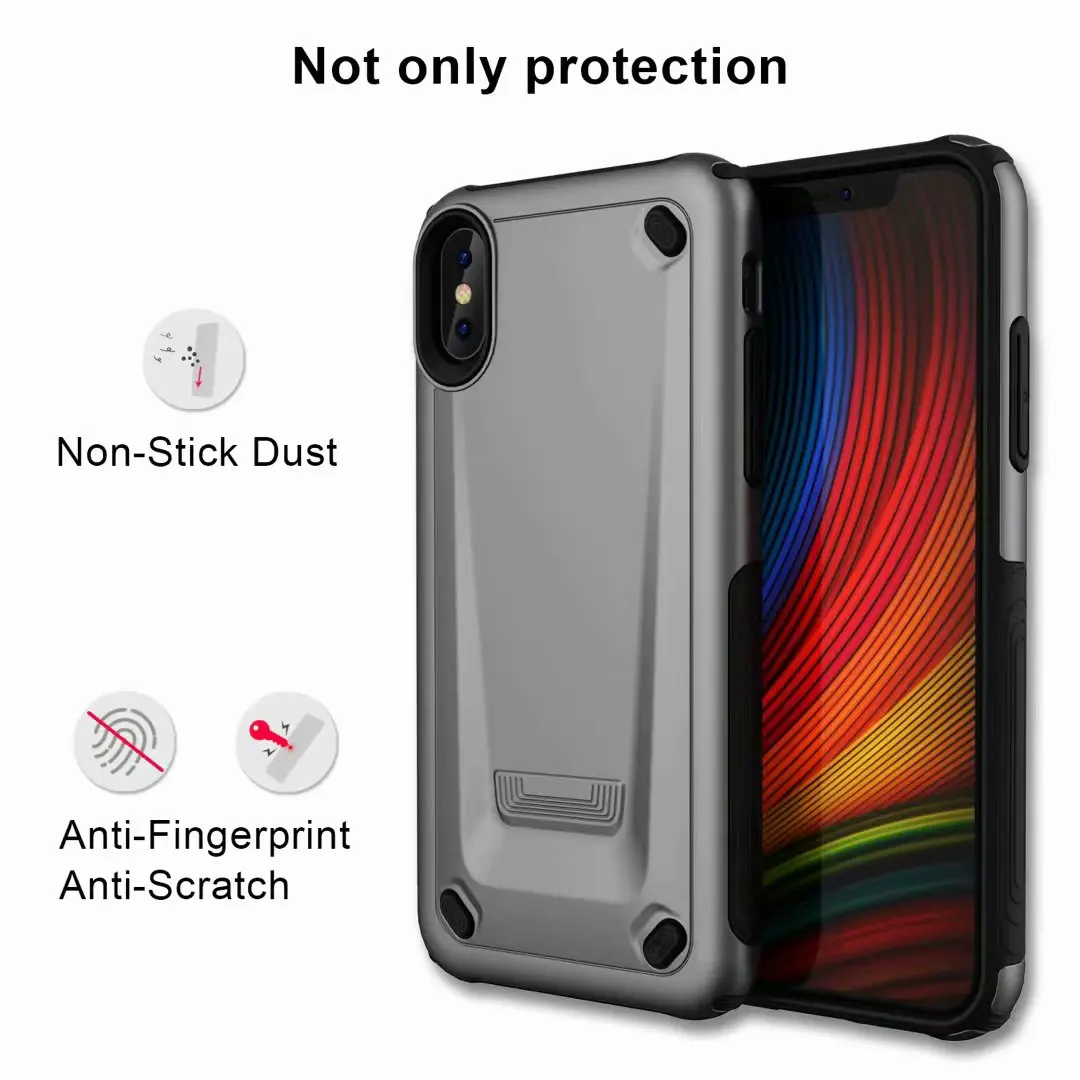 For Apple iPhone Xs Max Xr Case Luxury Anti-Knock Machinist Cover 7 8 Plus Shockproof Rugged Armor Hybrid | Мобильные телефоны и