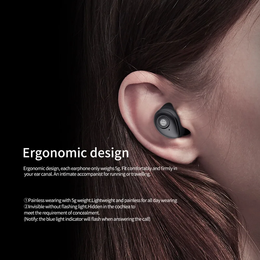 Nillkin Bluetooth 5,0 наушники GO TWS Беспроводные наушники Handsfree водонепроницаемые спортивные наушники игровая гарнитура