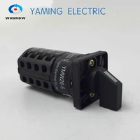 yamin electric ymw26 54 control switch 4 knots 5a 3 position universal changeover rotary cam switch interruptor