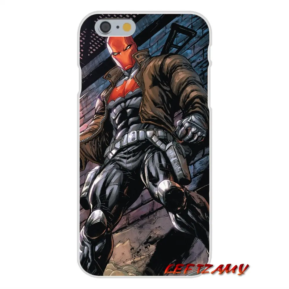 Аксессуары чехлы для телефонов DC Batman Red Hood Для Samsung Galaxy S4 S5 MINI S6 S7 edge S8 S9 S10 Plus Note 3 4 5 8