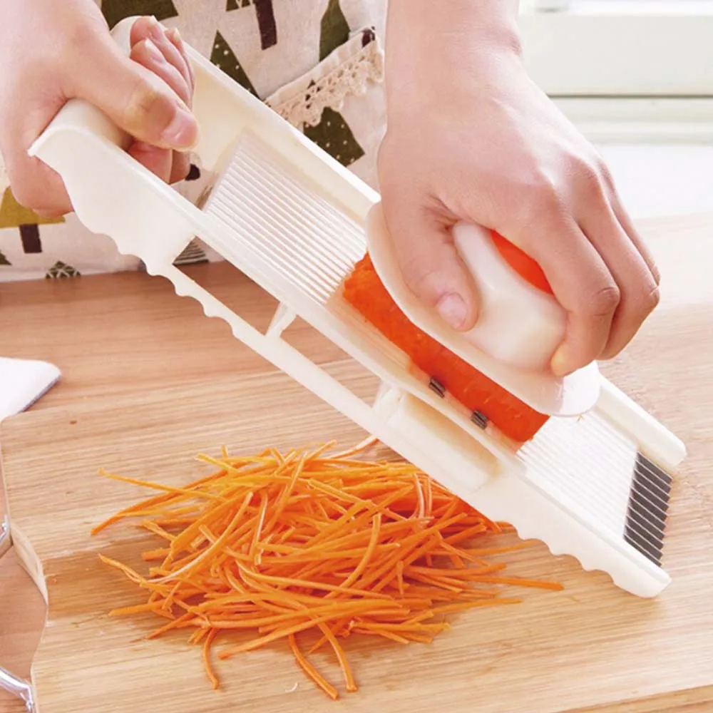 5 в 1 многофункциональная овощерезка из нержавеющей стали|vegetable grater|slicing mandolinmandolin