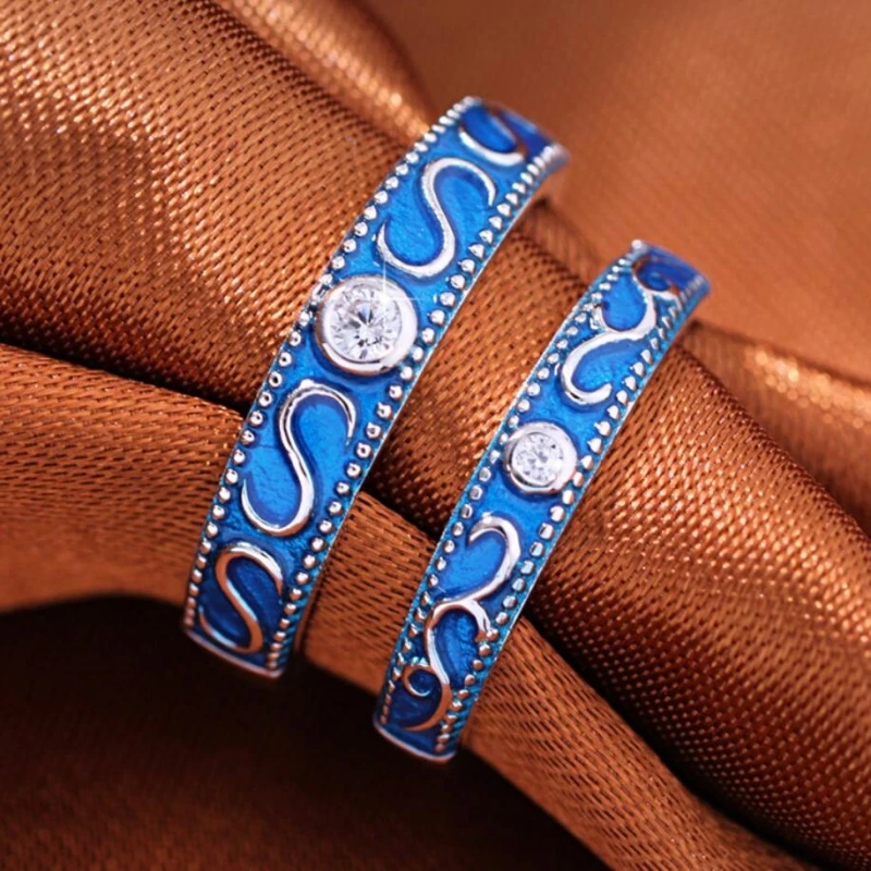 Sole Memory Новые Креативные Романтические кольца для влюбленных пар в стиле ретро с