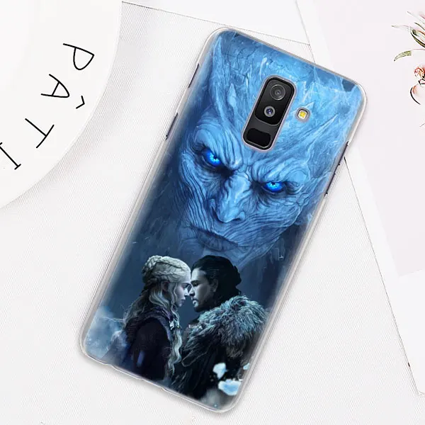 02 Чехол для телефона с изображением игры трона для samsung Galaxy J4 J6 Plus J3 J7 J8 C2 Core J5 J7 Prime, Жесткий Чехол из поликарбоната - Цвет: 02