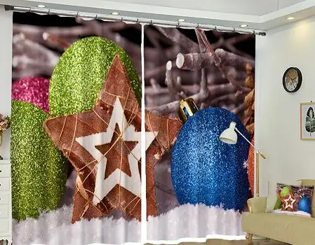 3d curtain 3 Роскошные 3D шторы для гостиной, спальни, Рождественские декоративные шторы, настенный гобелен для отеля, cortinas salon rideaux gordijnen - Цвет: 3d curtain 3