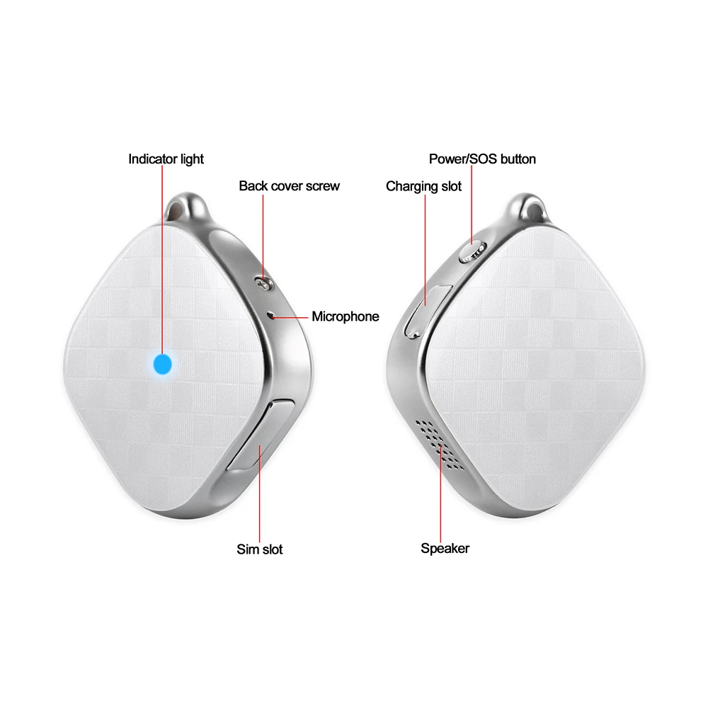 Портативный мини GPS трекер беспроводной сигнал SOS голосовой мониторинг локатор