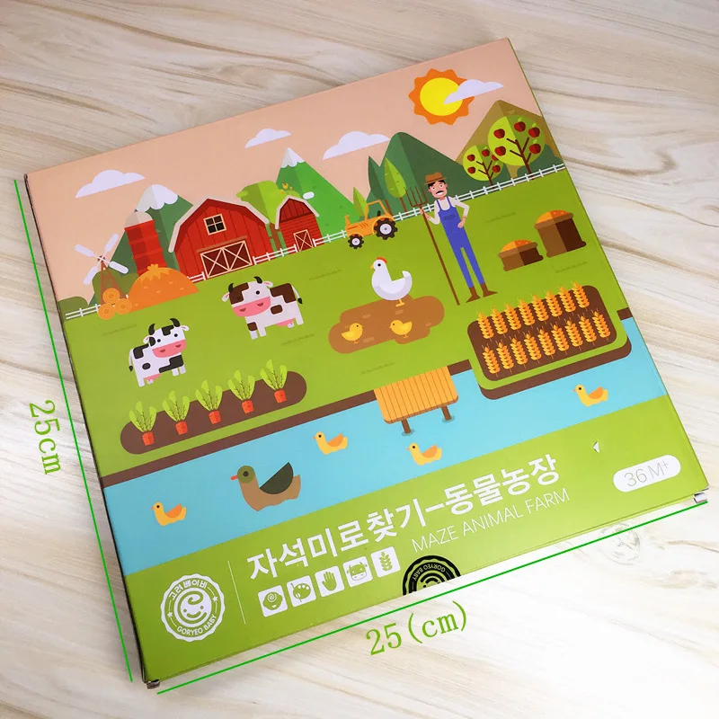 Магнитные шарики лабиринт ферма деревянные игрушки Ранние развивающие | Игрушки