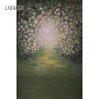 Laeacco весенний цветок масляная живопись боке размытый ребенок портрет фотография искусственные фоны для фотостудии