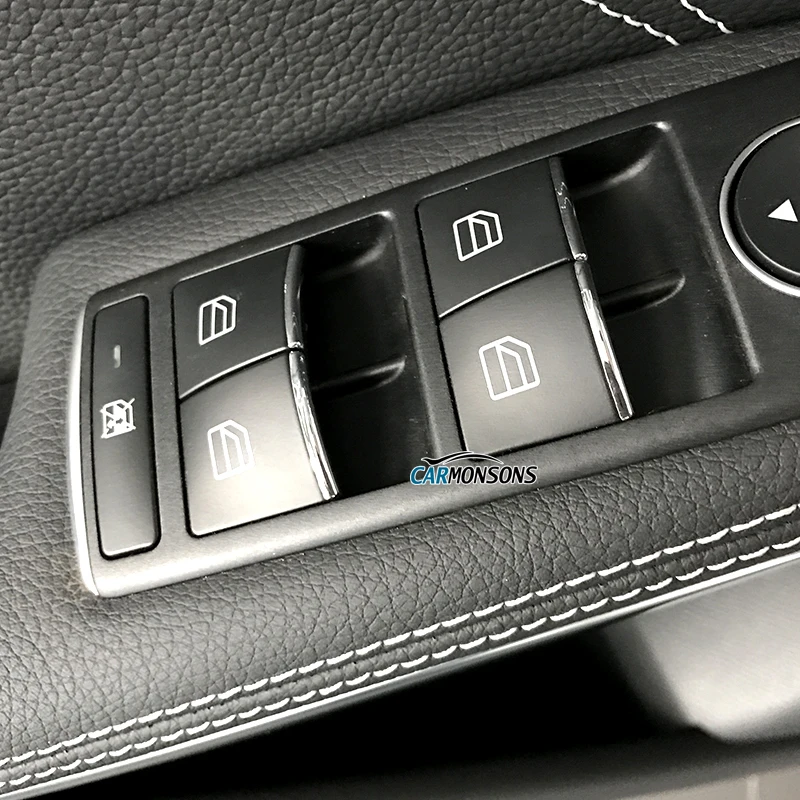 Наклейки для кнопки подъема дверей и окон Tesla Model S хромированная накладка из