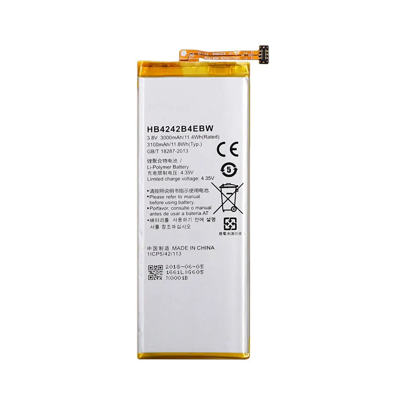 HB4242B4EBW Аккумулятор для Huawei honor 6 H60 L01 L02 L11 4X Высококачественная сменная батарея 3000