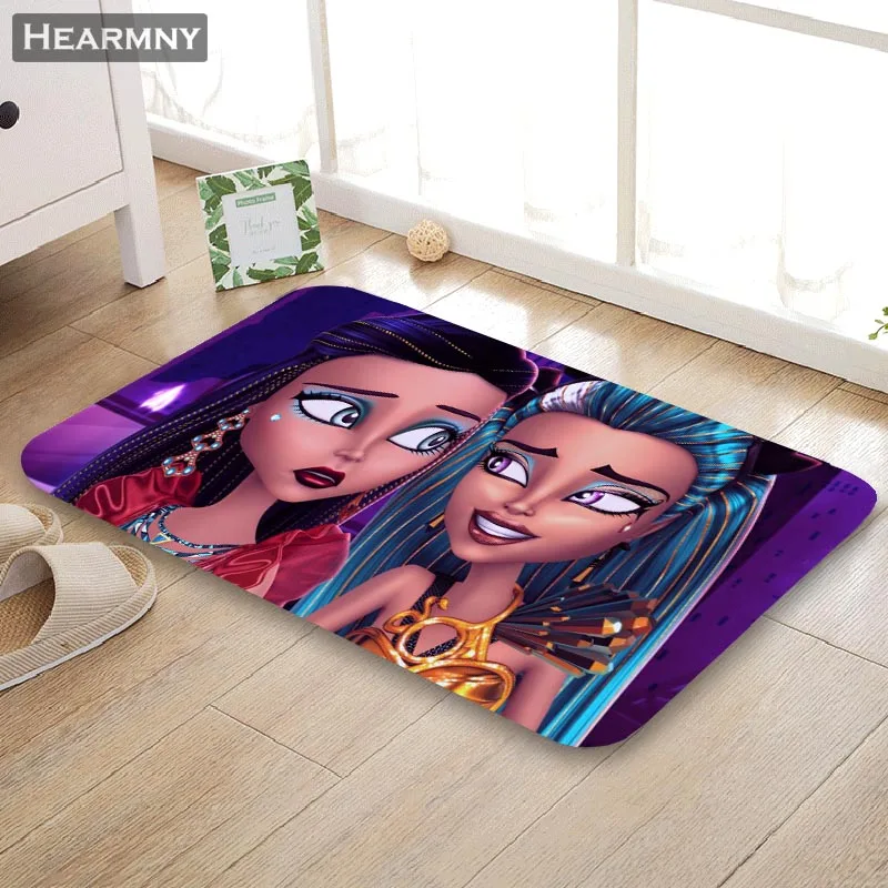 Настраиваемые Monster High двери коврики пол/для ванной/кухня/пляж фланель губчатый материал 3D печатных Лохматый Украшения для спальня - Цвет: 14
