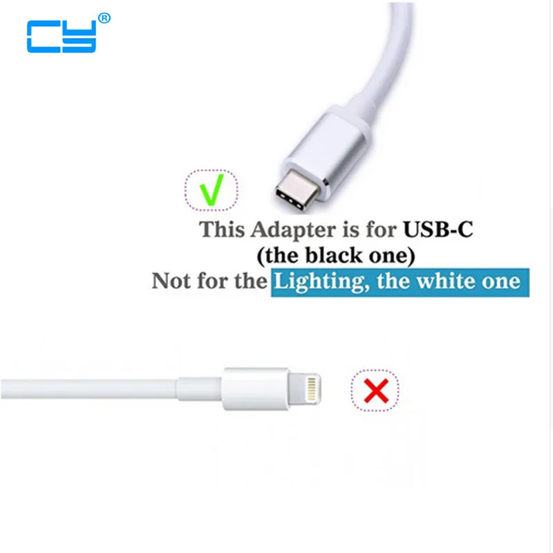 USB 3 1 C Type к HDMI цифровой AV & VGA OTG Женский адаптер зарядного устройства для нового Mac