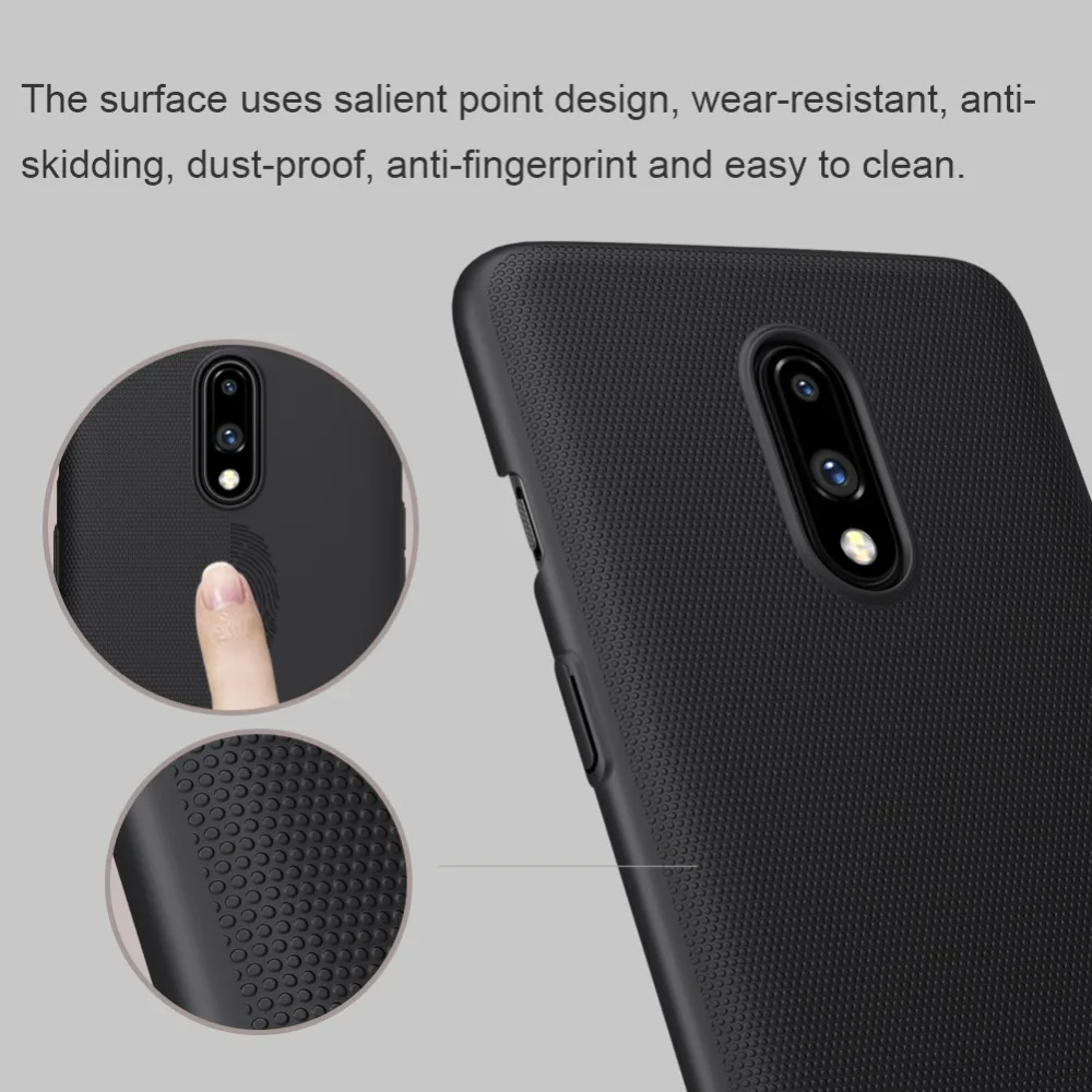 Чехол для Oneplus 7, Nillkin, суперматовый щит, Ультратонкий Жесткий 1+ 7, тонкий защитный чехол для телефона, чехол для Oneplus 7, Nilkin