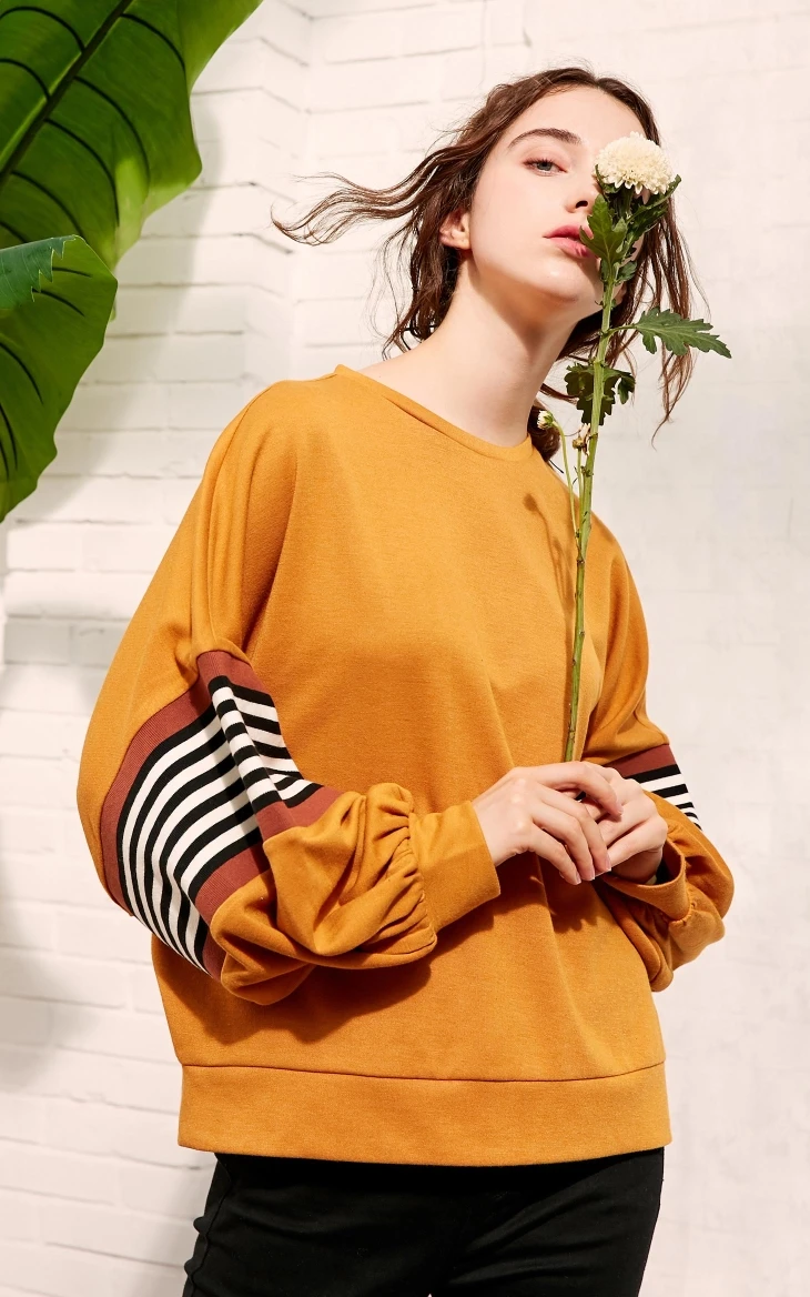 Vero Moda свитшот О товаре Для женщин на весну-лето, с длинным рукавом, трикотажное Толстовка толстовки Топы | 3184R3505