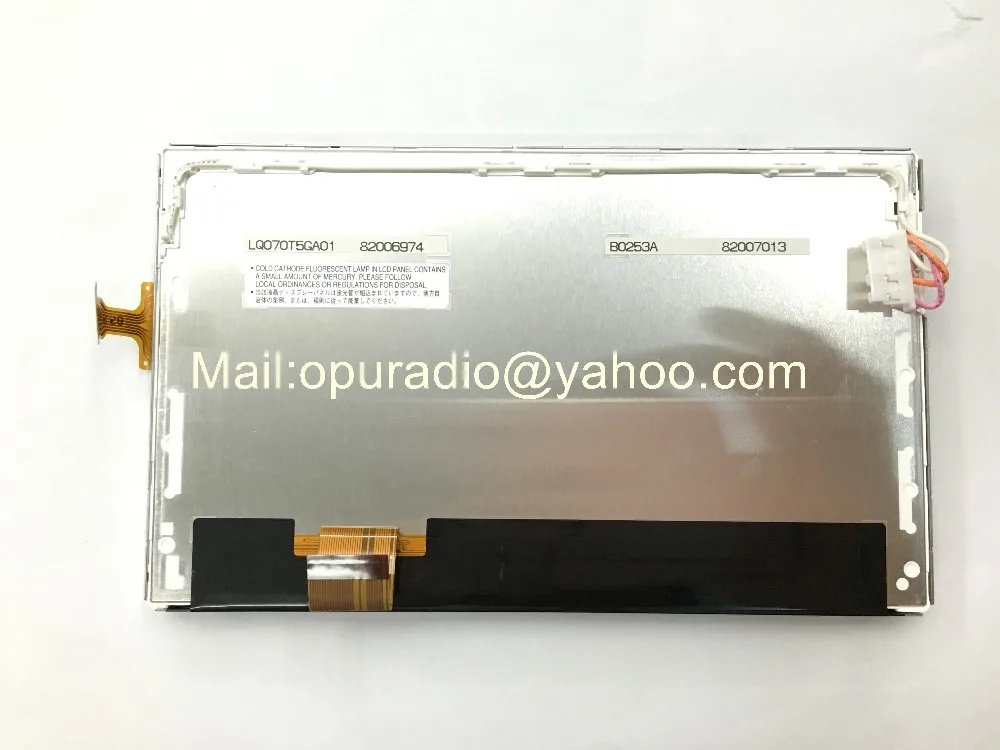 Новый 7 дюймовый ЖК дисплей LQ070T5GA01 LQ070T5GC01 экран для автомобилей Toyota Camry GPS