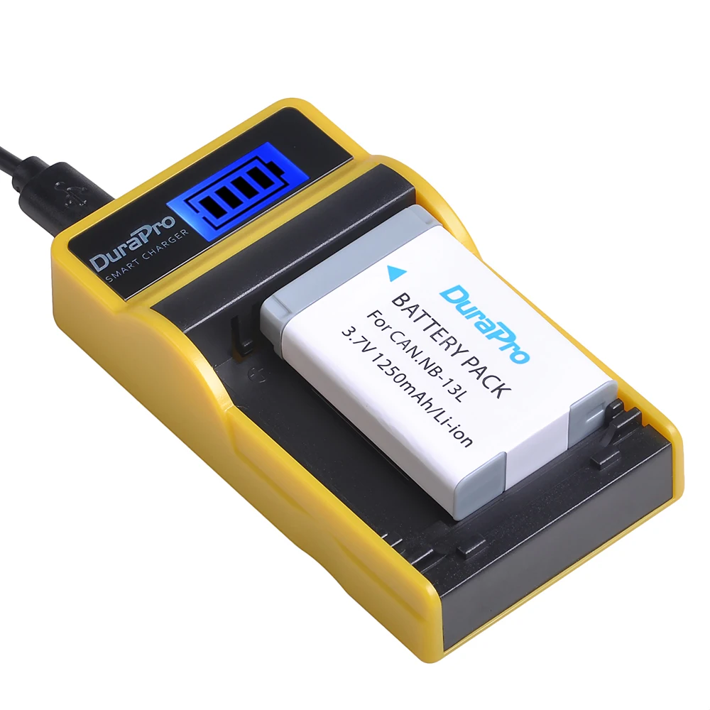 1 шт. NB-13L NB 13L 1250 мАч аккумуляторная батарея для камеры + USB зарядное устройство Canon