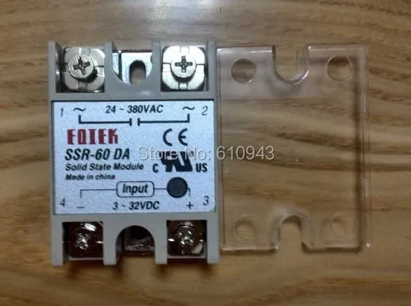 Реле FOTEK SSR-60DA от производителя 60A ssr вход 3-32VDC выход 24-380VAC | Обустройство дома