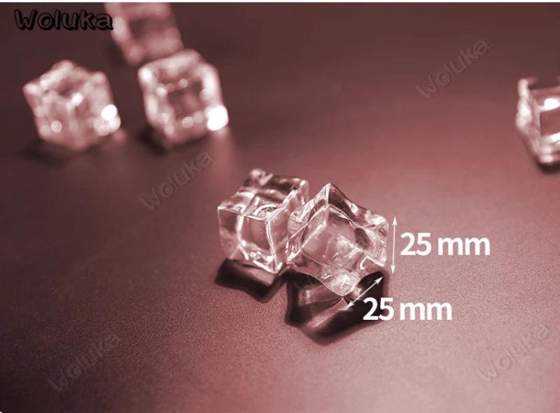 20 шт./лот искусственный лед кубики льда вспомогательная фотография фотостудия