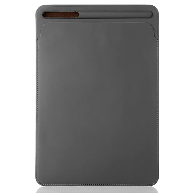 Серый Чехол из искусственной кожи для нового iPad Air 1, 2, 3, 10,5,, чехол-сумка для iPad pro, air 10,2, 9,7 дюймов с отделением для карандашей - Цвет: Серый