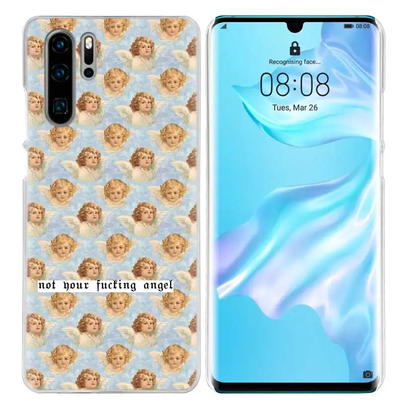 03 Чехол с рисунком ангела Купидона для huawei P20 P30 P Smart Nova 4 3i P10 P9 P8 mate 10 20 lite Pro Mini жесткий чехол для телефона из поликарбоната - Цвет: 03