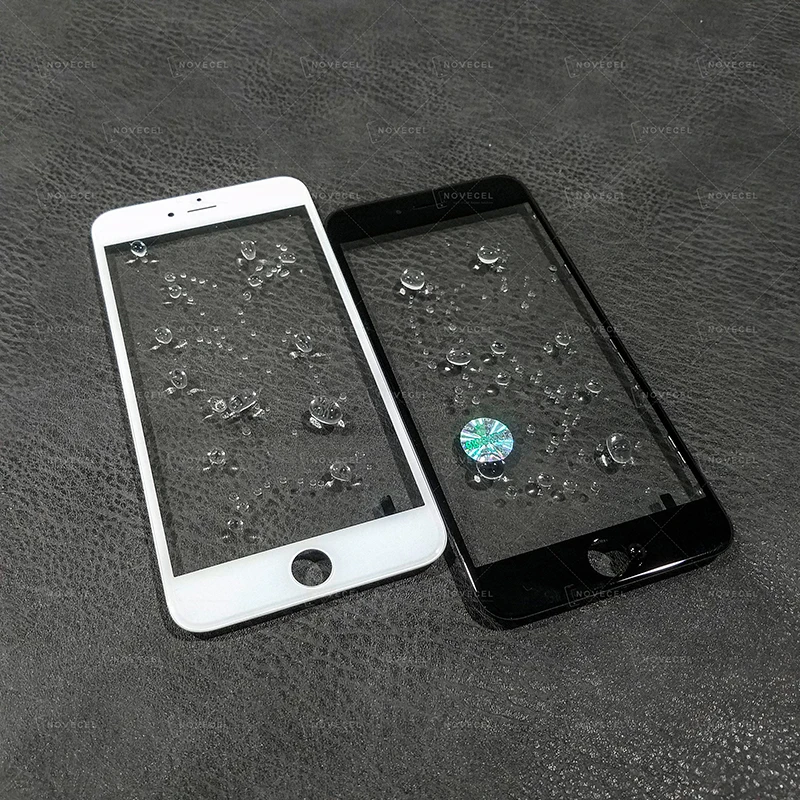 10 шт. внешняя стеклянная линза с рамкой и OCA для iphone 6SP Запчасти для мобильных телефонов запасные части для сенсорной панели мобильного телефона