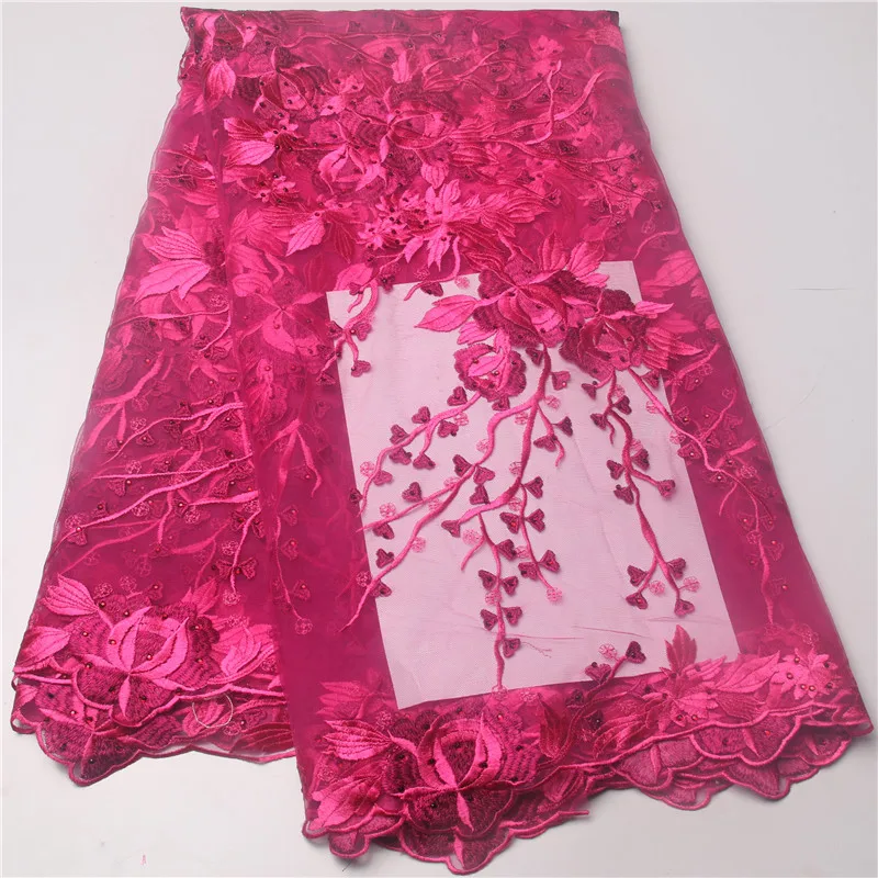 Новые поступления французский чистая кружевной ткани 2017 последние Африканские