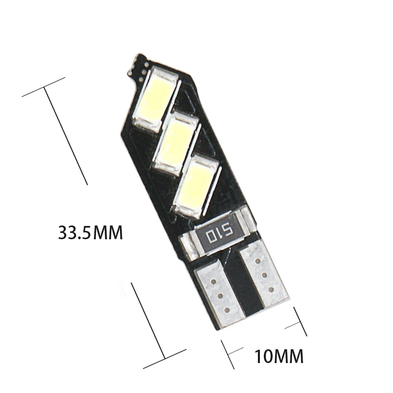10 шт. автомобисветильник светодиодсветодиодный лампы LYMOYO T10 W5W canbus 5630 6SMD 6led без