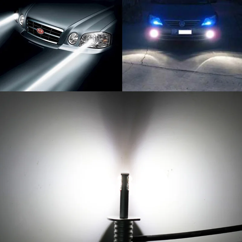 2 шт. супер яркие автомобильные лампы H1 12 SMD лм|led fog|daytime lightsled fog light |