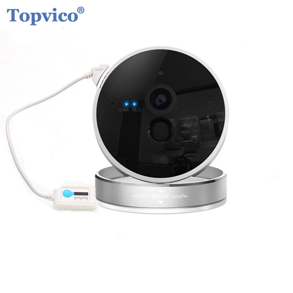 Topvico 1080P IP камера wifi с датчиком движения+ датчик температуры Беспроводная ONVIF CCTV камера видеонаблюдения домашняя камера безопасности
