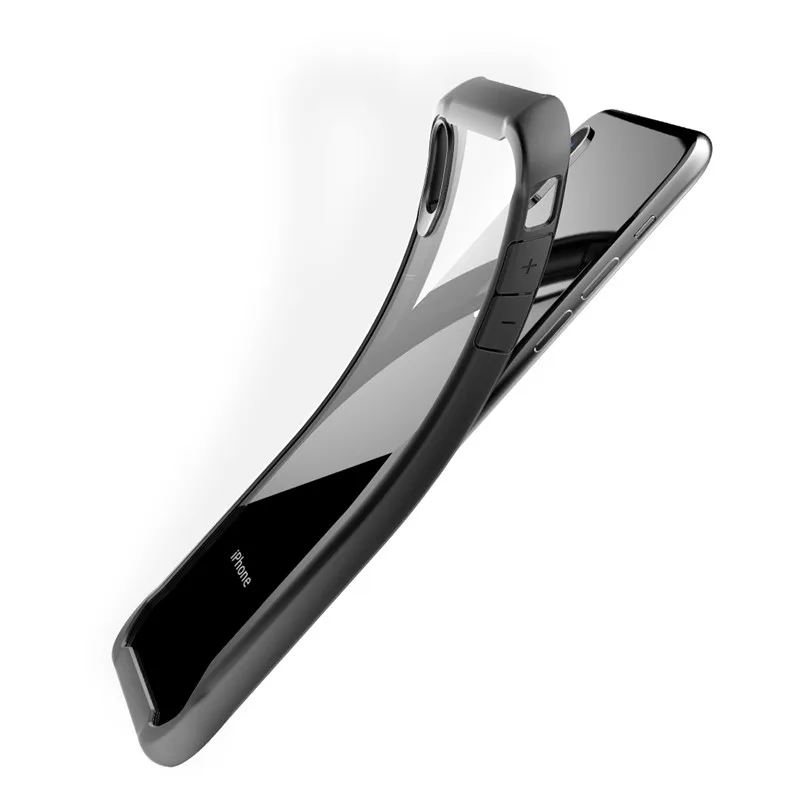 Чехол для iPhone Xs Max роскошный Ударопрочный Мягкий чехол из ТПУ с дизайном Xr X 8 7 6 Plus 5