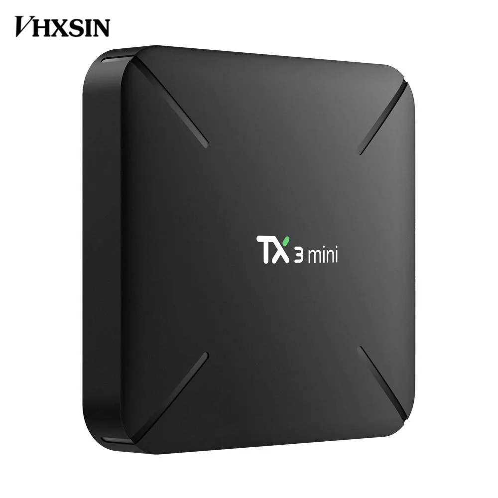 VHXSIN 5 PCS/LOT Tanix TX3 Mini L Smart TV Box Android 7.1 Amlogic S905W 4K 2GB 16GB H.265 2.4G WiFi | Электроника