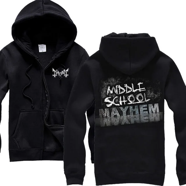 7 видов Харадзюку Mayhem хлопок рок толстовки оболочка куртка мужская рубашка hardrock металлическая Толстовка молния флис череп норвежский флаг
